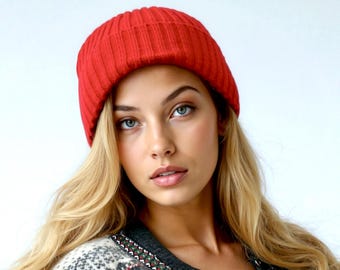 Knit Red Hat