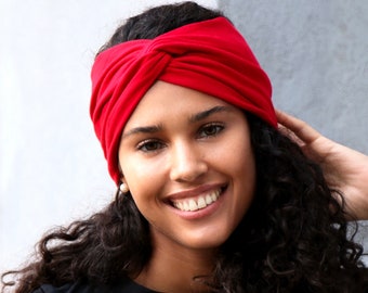 Wide Turban Headband, Yoga Headwear