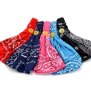 Headband With Buttons, Face Mask Ear Protector, Button Headband, Paisley Headband, Bandana Hair Tie, Hospital Wear, Nurse&#39;s Wear, Hair Scarf