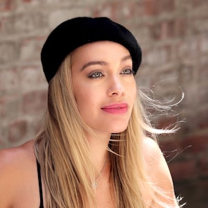 Mini Wool Beret Hat: Small French Style Beret