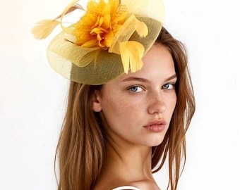 Handmade Fascinator Headband, Special Event Mini Hat