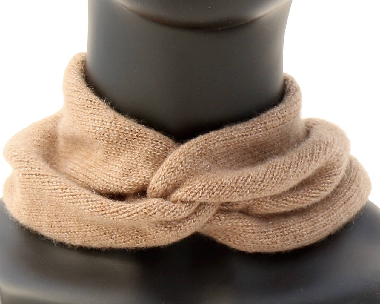 Cashmere Cowl Neck Warmer Cashmere Scarf Camel Ear Warmer Knit Etsy