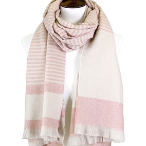 Blanket Scarf For Women, Women&#39;s Scarf, Soft Winter Wrap, Vegan Scarf, Long Scarf, Oblong Scarf, Rectangular Scarf, Gift For Her, Cozy Gift
