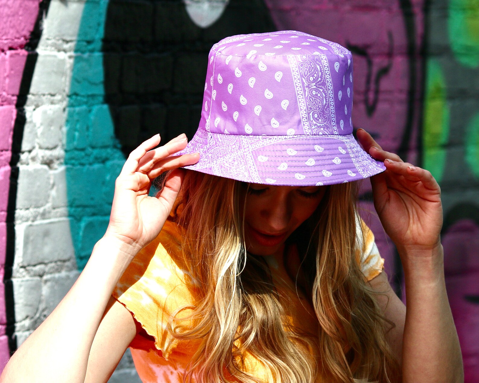 Red Bucket Hat Women's Hat Boho Chic Hat Music Festival Etsy