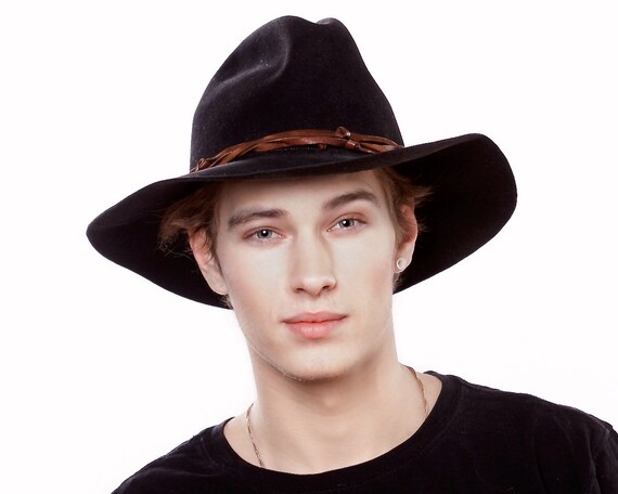Black Cowboy Hat Western Hat Rancher's 