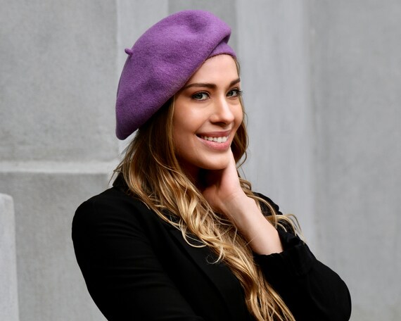 Beret Wool Beret 1930s 1940s Fashion 
