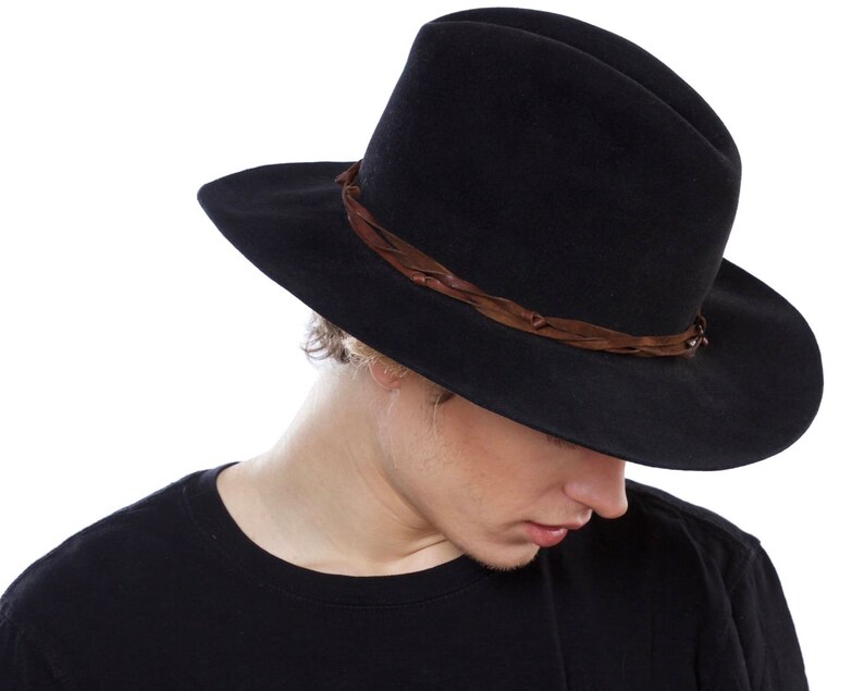 Black Cowboy Hat Western Hat Rancher's Hat Fall Fashion | Etsy