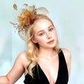 Handmade Fascinator Headband, Special Event Mini Hat