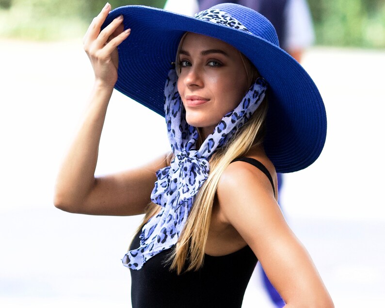 Leopard Accessory Kentucky Derby Straw Hat Hat With Grommets Etsy