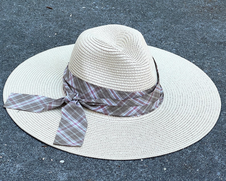 Wide Brimmed Sunhat, Sunblock Hat, Packable Hat, Crushable Hat Travel Hat Straw Beach Hat Women's Hat Music Festival Hat Natural