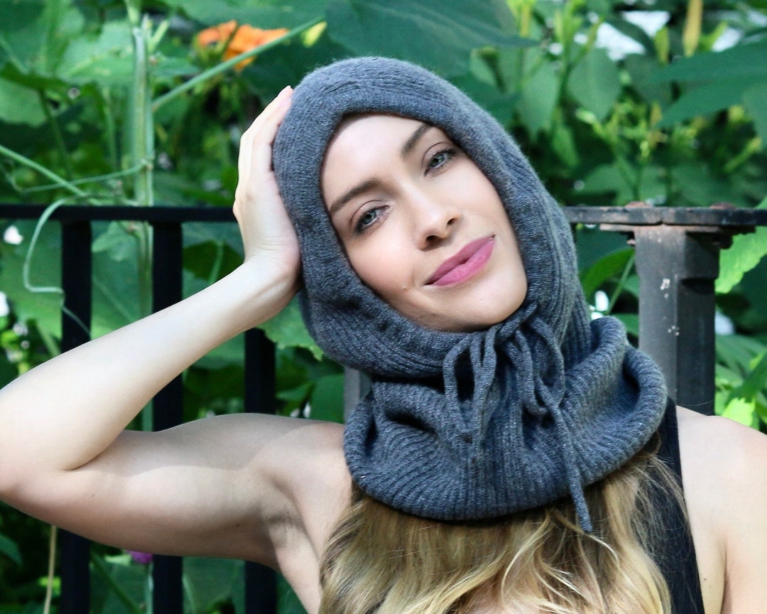 Cashmere Balaclava, Knitted Hood, Gray Knit Balaclava, Cowl Scarf, Knitted Gift, Knit Neck Warmer, Neck Wrap, Christmas Gift, Winter Gift - Etsy Cashmere Balaclava, Knitted Hood, Gray Knit Balaclava, Cowl Scarf, Knitted Gift, Knit Neck Warmer, Neck Wrap, Christmas Gift, Winter Gift - Etsy