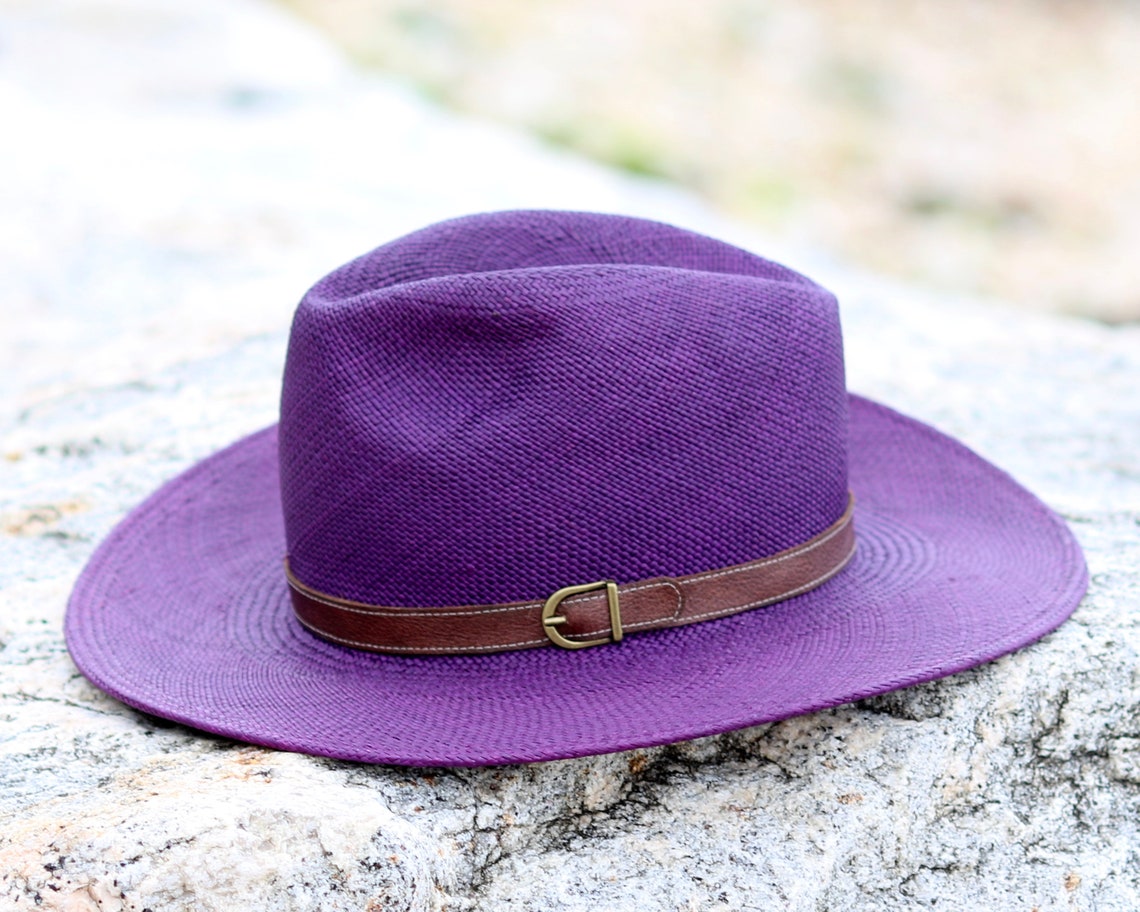 Straw Fedora Hat Women's Straw Hat Men's Straw Hat Etsy