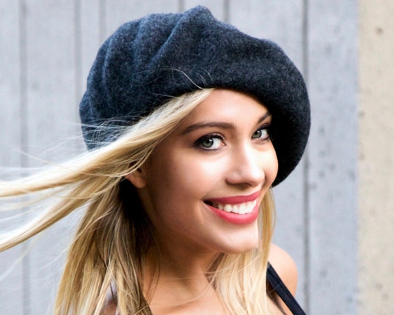 ACVIP Womens Vintage Woollen Fabric Beret Painter Hat Headwear ACVIP Womens Vintage Woollen Fabric Beret Painter Hat Headwear