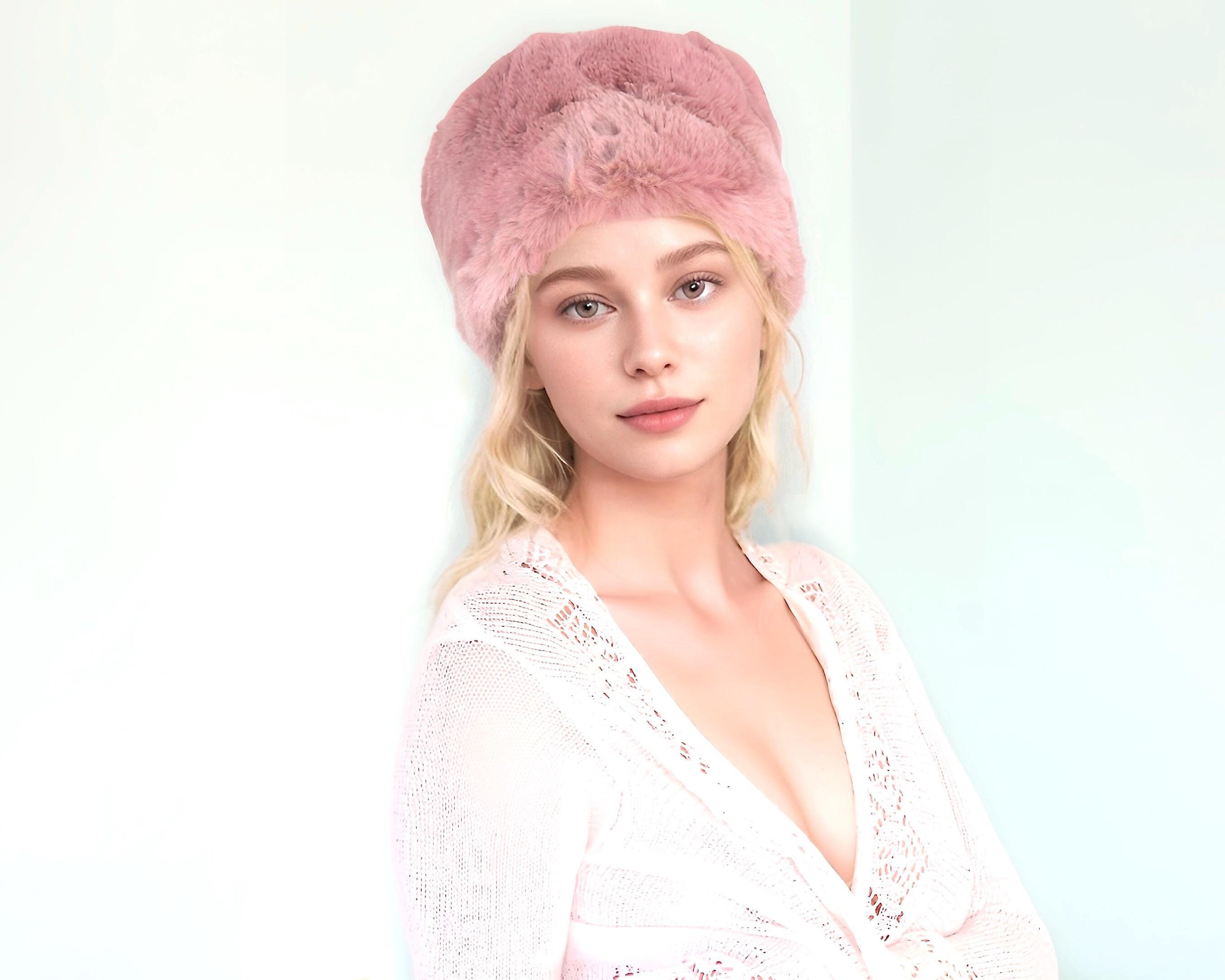 rashhiiid faux fur pink hat ファーハット rashhiiid faux fur pink hat ファーハット 帽子