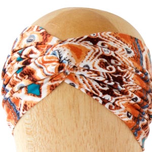 Leopard Headband Cheetah Print Yoga Headband Turban Headband Bohemian Style Festival Fashion, Soft Headband, Summer Fashion Beach Wear Aztec