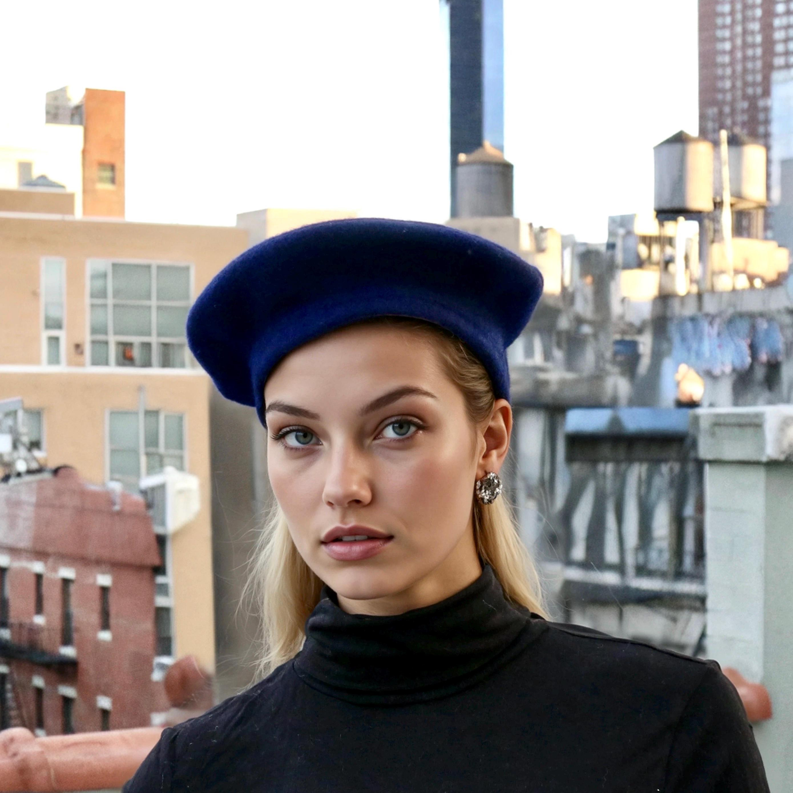 Mini Beret Mini Wool Beret Hat: Small French Style Beret - Etsy