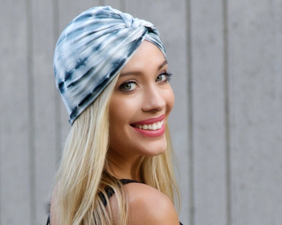 Tie-dye Shibori Turban Hair Accessory Chemo Hat Hair | Etsy