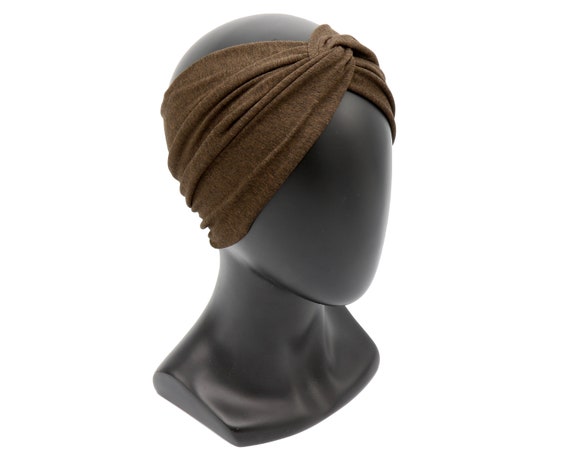 Brown Headband, Neutrals, Women's Turban Headband, Stretchy Headband, Head Wrap, Hair Accessory, Beach Accessories