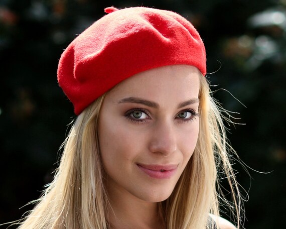 Mini Beret Hat Small Wool Beret Hat 