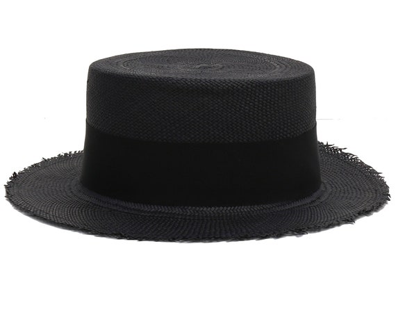 Gaucho Hat Black Straw Gaucho Spanish 