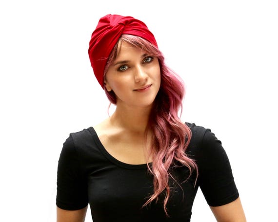 Women's Gypsy Turban Hat Flirty Floral Accessory Chemo | Etsy