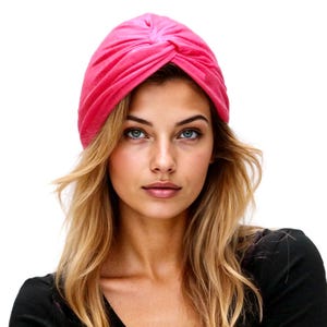 Fuchsia Turban - Etsy