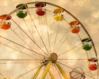 State Fair - Ferris Wheel -  Fine Art Print - Summer Fun