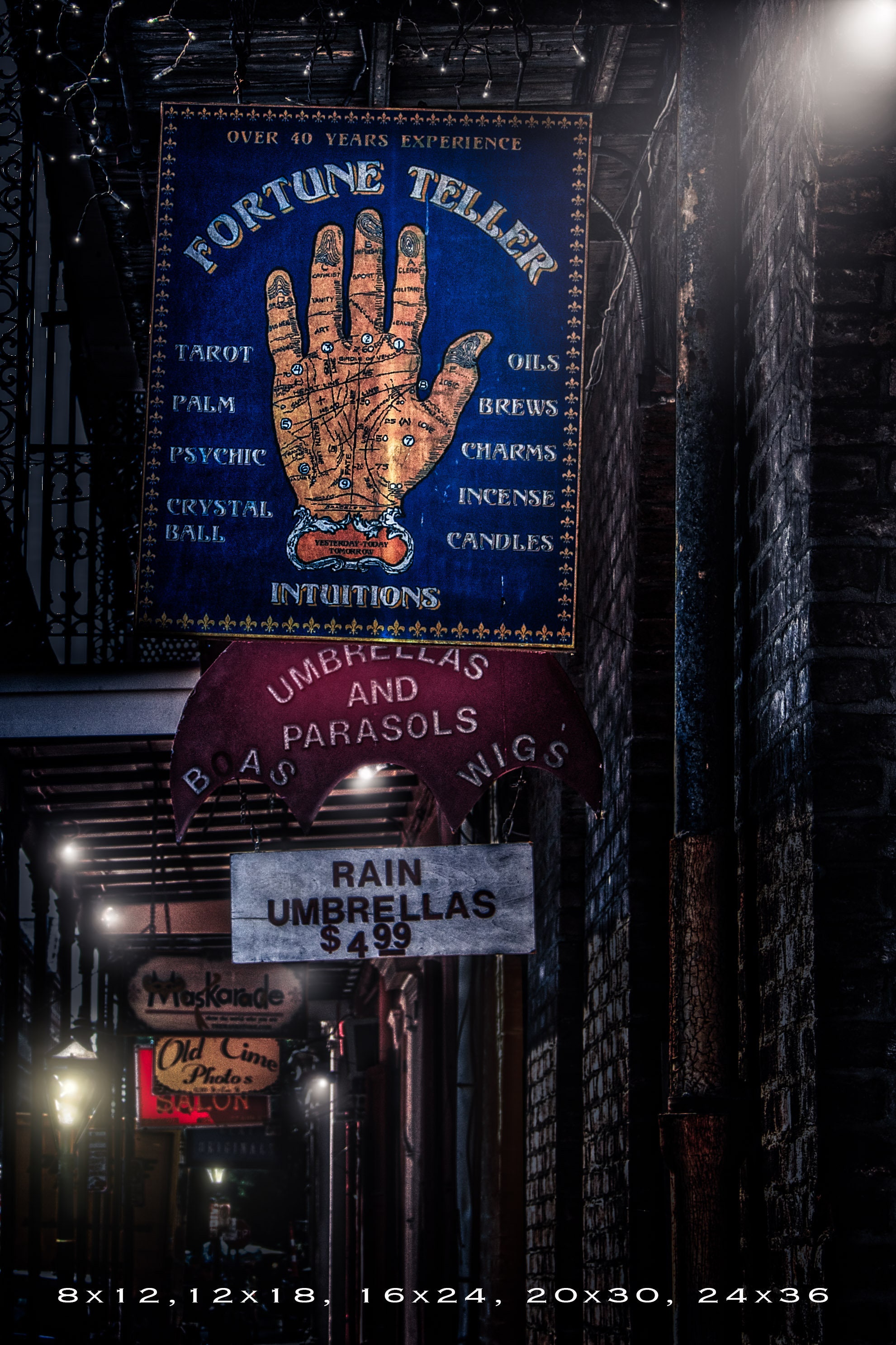 NOLA Fortune Teller 2 Travel Photography New Orleans Etsy
