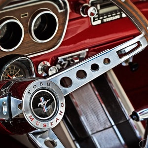 Classic Ford Mustang - Home Decor, Gifts for Him, Wall Art, Garage Decor