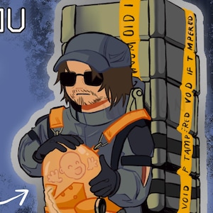 SAM & LOU - Death Stranding Sticker