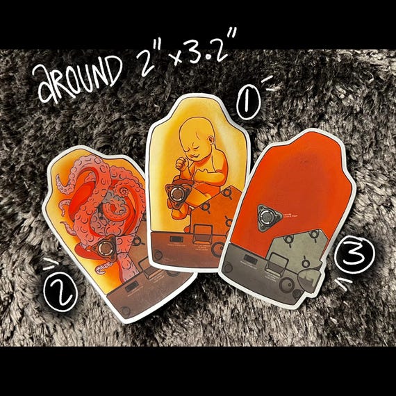 LOU - BB28 - HIGGS' POD - Death Stranding 1 / 2 Vinyl Sticker - Etsy