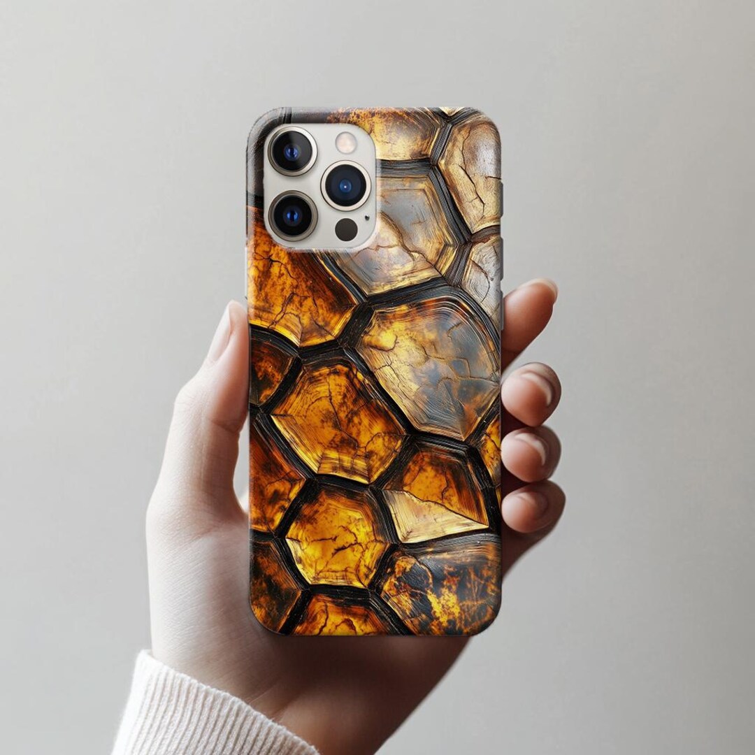 Tortoise Shell Realistic Premium Custom Design Phone Case for iPhone 16 ...