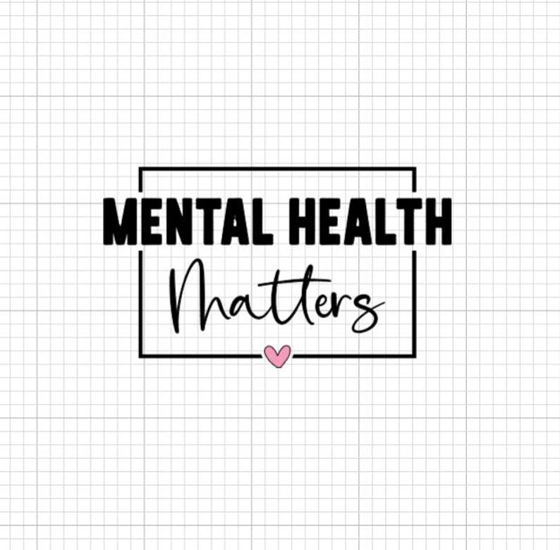 Mental Health Matters Vinyl Decal - Etsy
