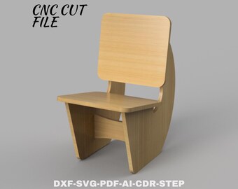CNC Chair Files, Skandinavisches Design Möbel (Digitaler Download)