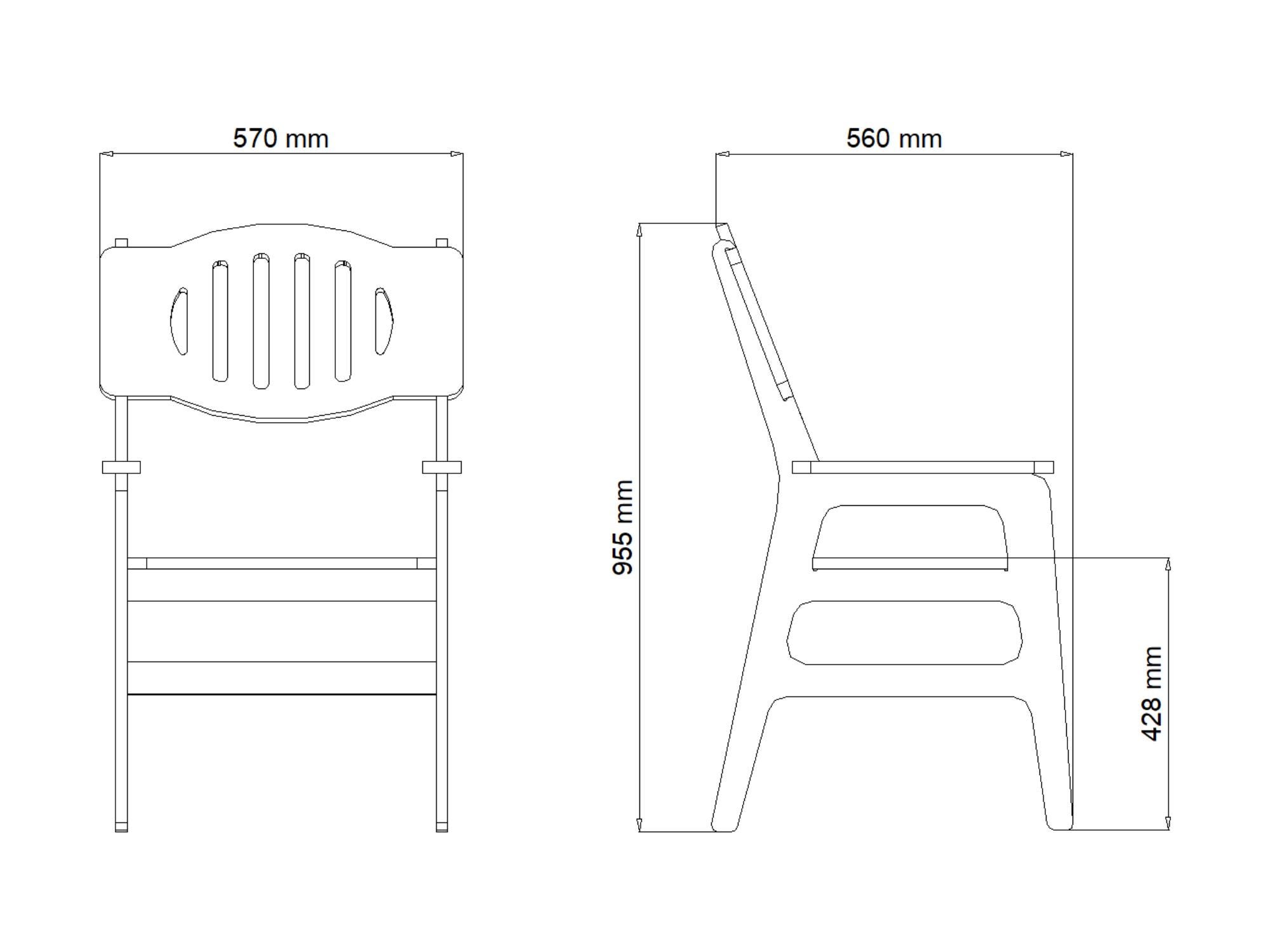 Chair Files CNC Chair File, Scandinavian Design (digital Download) - Etsy