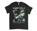 Silent Hill 2 Black T-Shirt Tee Horror Survival Retro Gaming Konami
