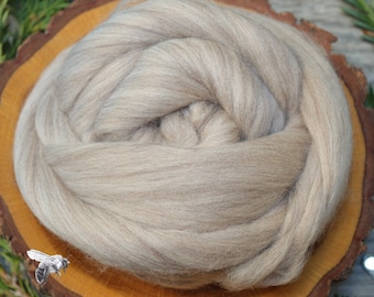 TAUPE Merino lana merino peinada, hilado, fieltrado nuno, tejido