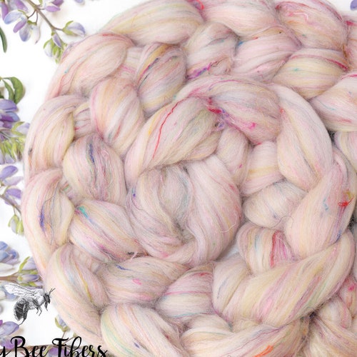 Aster Wool Roving for Needle Felting Wet Felting Spinning Etsy
