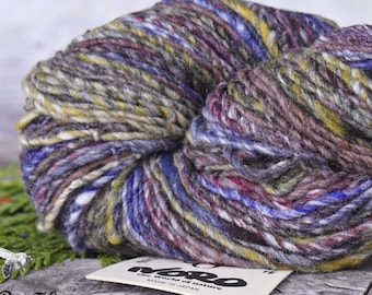 Noro Miyabi Yarn No.12 – 65 Wool 35-Cashmere, Japanese Luxury Yarn with Long Color Transitions for Knitting, Crochet, Weaving