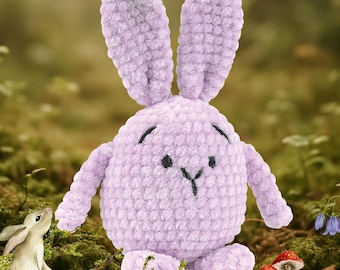 FLOPSY the Bunny Crochet Kit – Amigurumi Teddy Bear Kit by LYKKE Crafts, Beginner DIY Crochet Kit, Complete Set, Gift for Makers