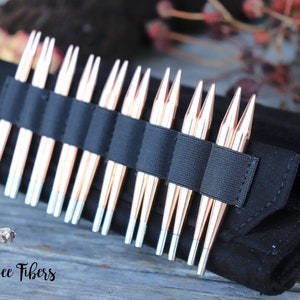 LYKKE Cypra Copper Interchangeable Knitting Needle Set: 3.5&quot; Umber Gift