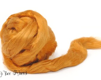 TOPAZ Bamboo Viscose Roving Combed Top for Felting, Blending or Spinning Cellulose Vegan Fiber