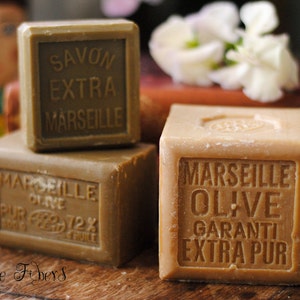 French Marseille EXTRA LARGE Soap Olive Oil Bar Authentic Savon de Marseille Felting Hypoallergenic Vegan Soap - 600 g - 21 oz - 1.3 lb