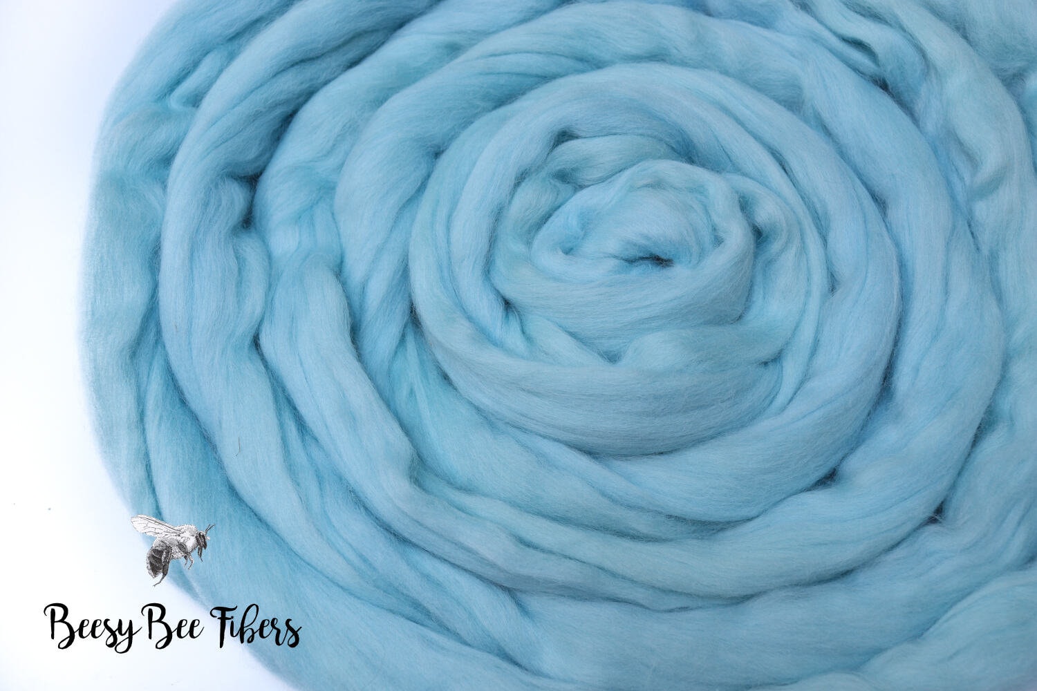 Blue Roving ICE BLUE Merino wool roving combed top wool roving for | Etsy