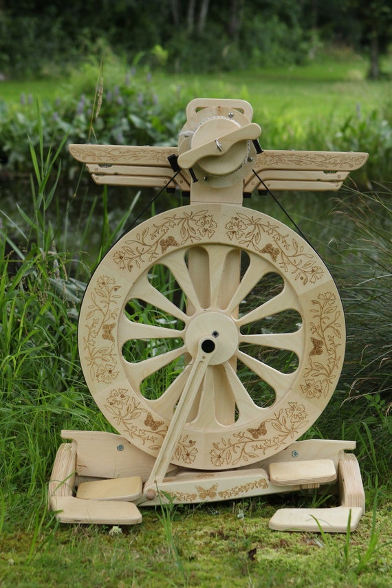 MONARCH Spinolution Spinning Wheel, Double Treadle Wheel, Art Yarn, Spinning  Wool, Open Orifice, Handspun Yarn Free Shipping in the USA -  Canada