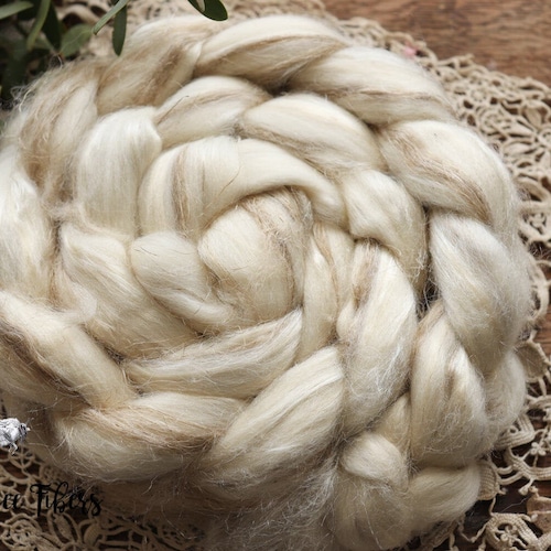NATURAL BROWN MERINO Undyed Merino Wool Roving Combed Top for Etsy