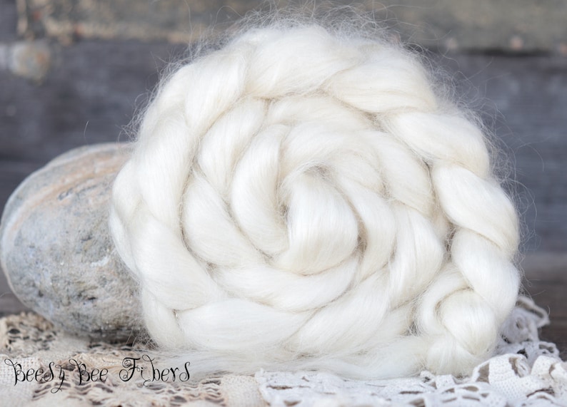 MOHAIR Wool Roving Yearling Mohair Combed Top Young Adult Etsy