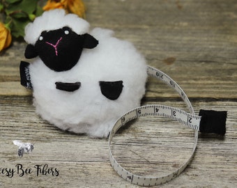 Sheep Tape Measure by Lantern Moon 60" - Choice of Black or White