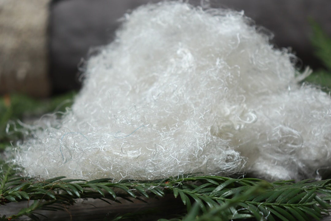 BANANA Silk Viscose Fiber, Vegan Silk, Rayon Viscose Loose Threads