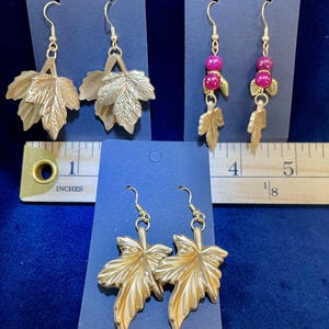 Maple Leaf Ohrringe Kollektion